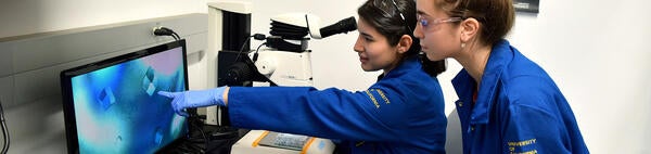 Students in lab